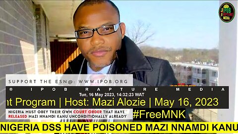 Ipob Media Personnels Special Live Enlightenment Program | Host: Mazi Alozie | May 16, 2023