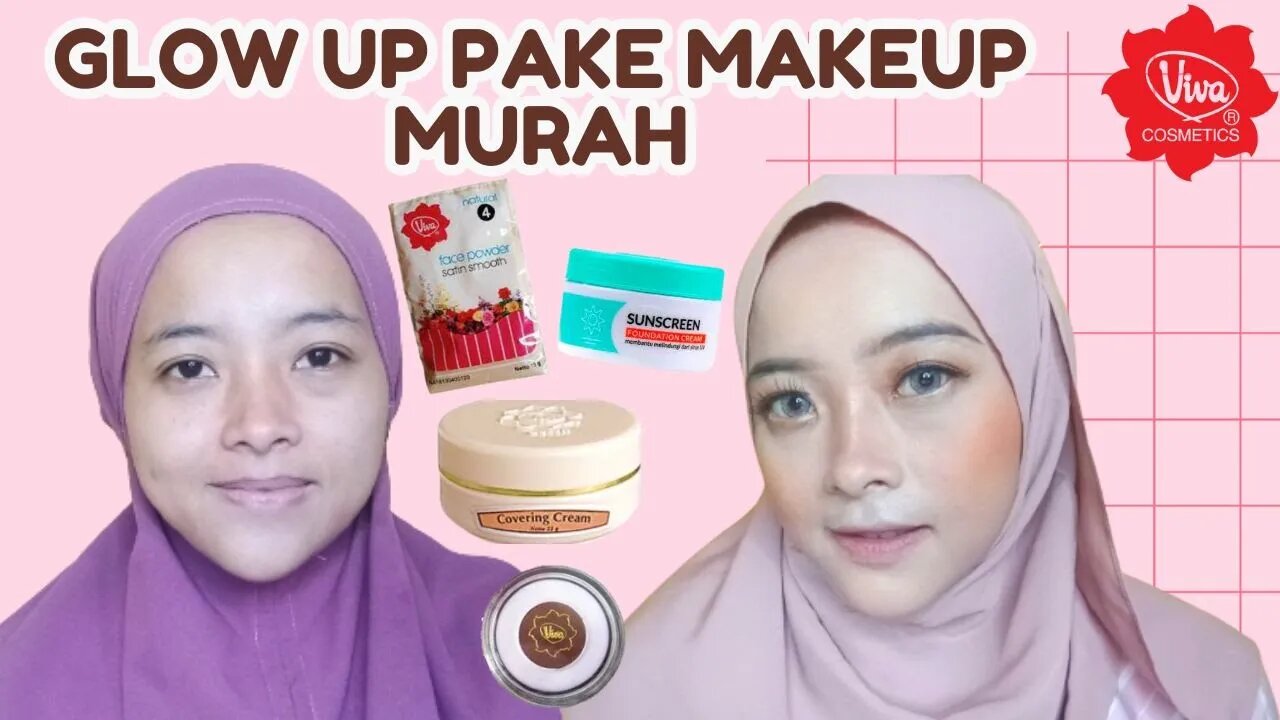 PEMULA PASTI BISA! MAKEUP NATURAL FLAWLESS PAKAI PRODUK MURAH TERNYATA ANTI GESER JUGA