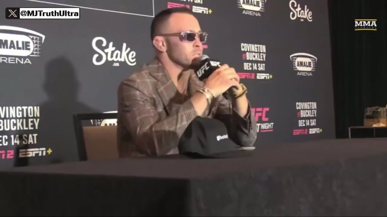 Colby Covington calls LeBron James a scumbag