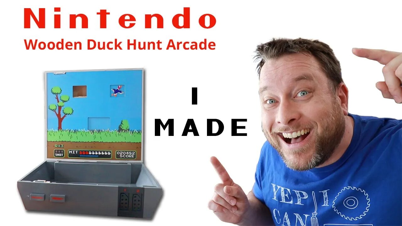 Analog Nintendo Duck Hunt Arcade Game | Woodworking Project