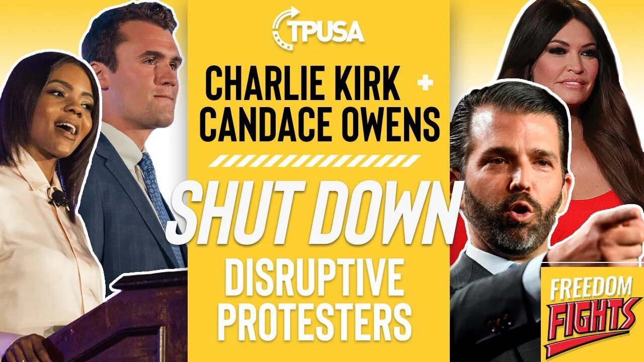 Charlie Kirk + Candace Owens SHUT DOWN Disruptive Protestors | Why Are These Students So Angry?