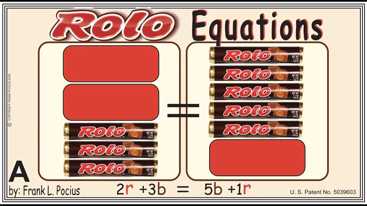 A1_vis ROLO 2r+3b=5b+1r _ SOLVING BASIC EQUATIONS _ SOLVING BASIC WORD PROBLEMS