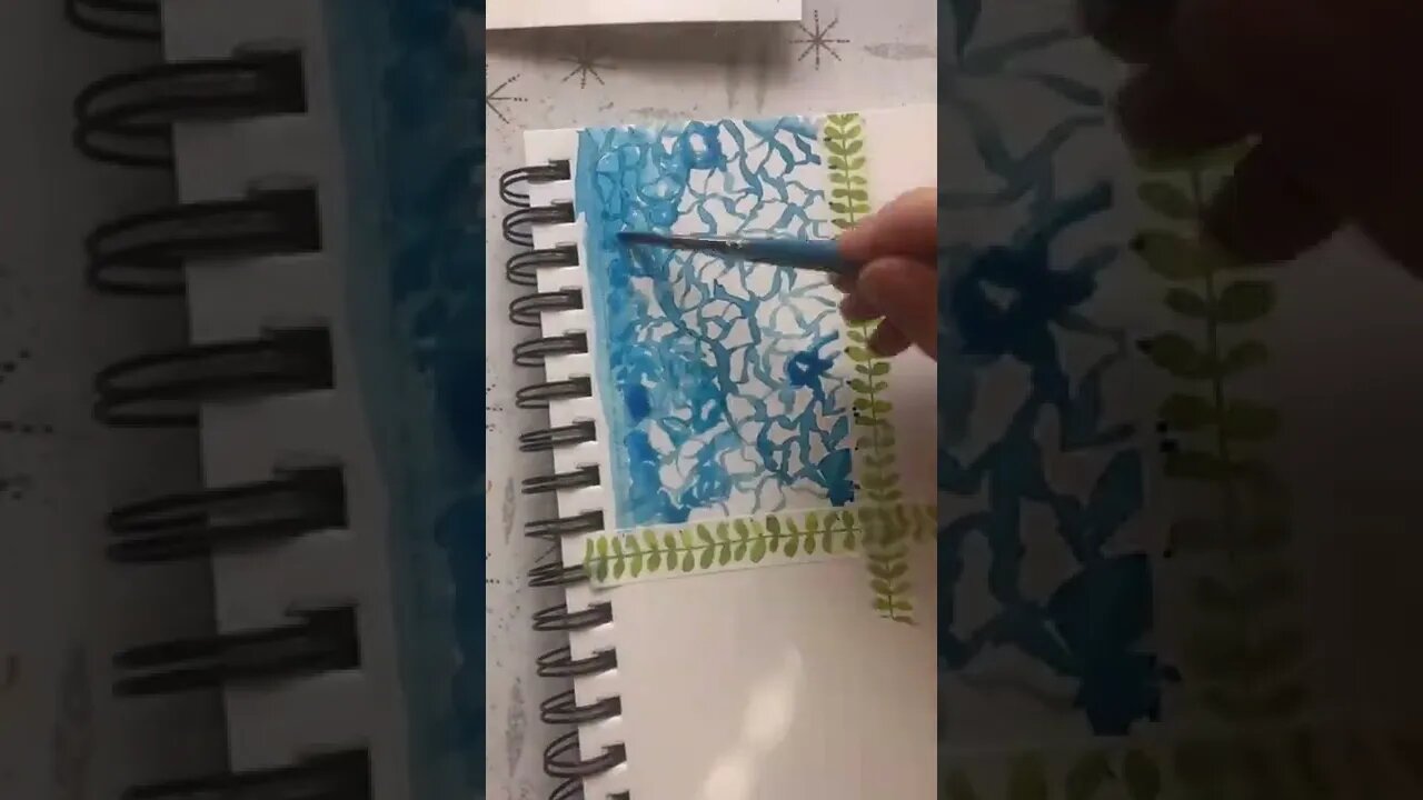 First Attempt To Paint The Surface Of Water tiktok annesartdesigns