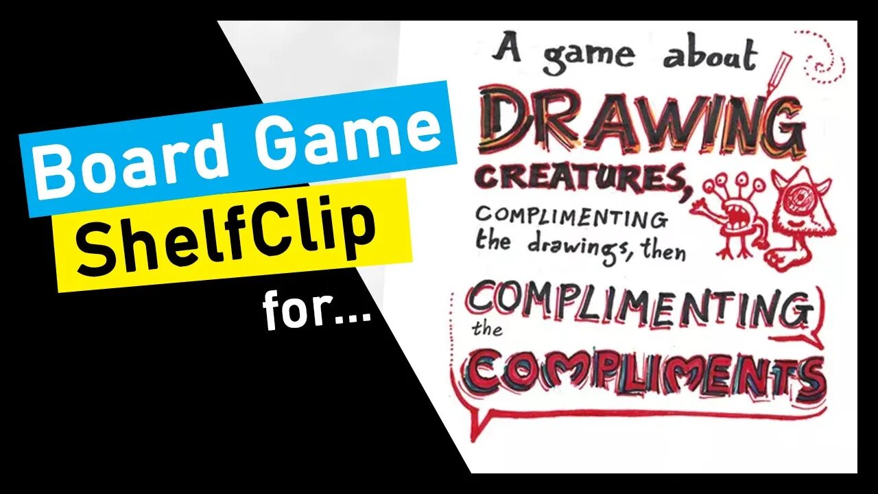 🌱ShelfClips: A game about drawing creatures (Short Board Game Preview)