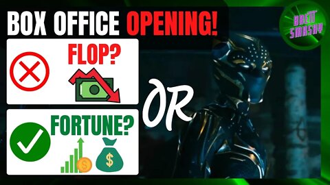 Black Panther 2 Box Office OPENING! FLOP or FORTUNE!?