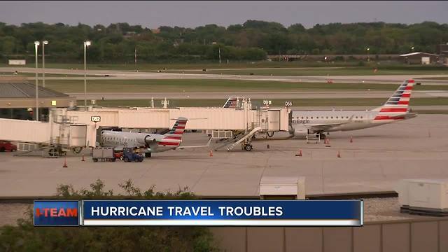 Travelers wait for refunds from airlines after hurricanes