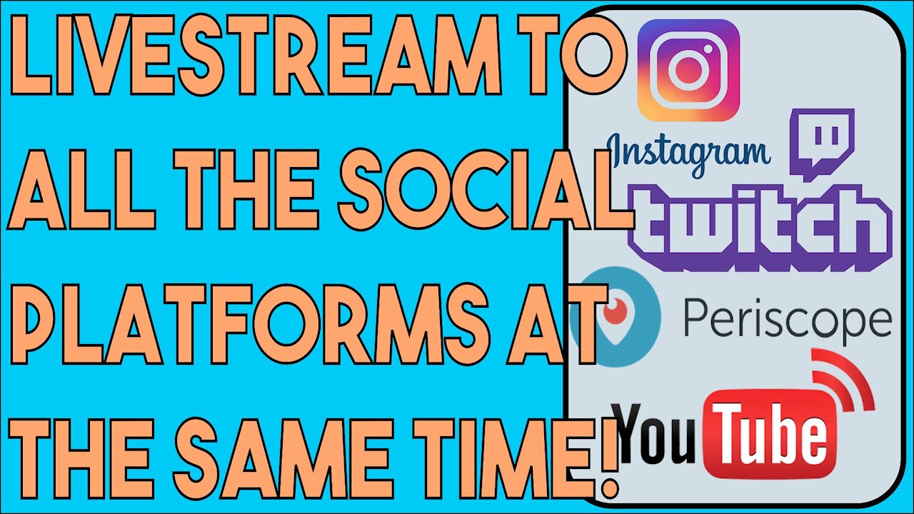 How To Livestream To Youtube Twitch DLive At The Same Time For Free! NGINX RTMP Server Tutorial.