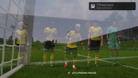 Primeiro passo - Conclua e vença sua primeira partida de liga nas Temporadas Pro Clubs - FIFA 23