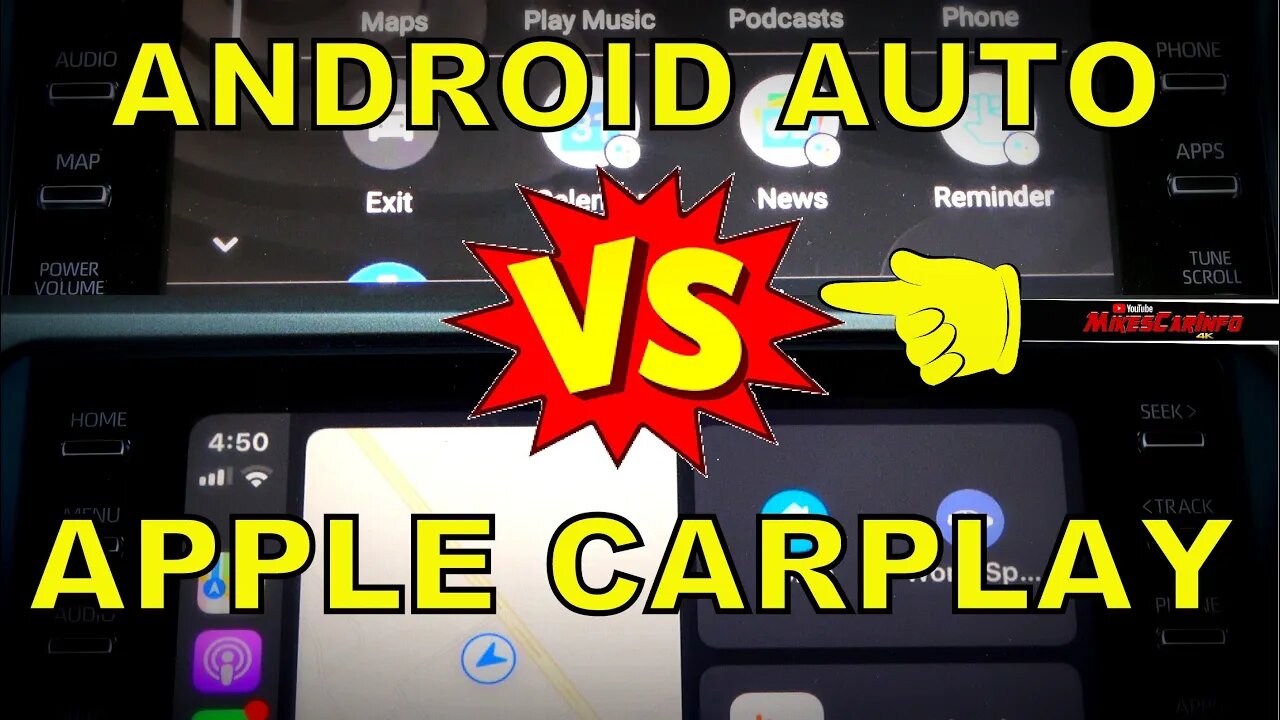 Android Auto vs Apple Carplay (updated)