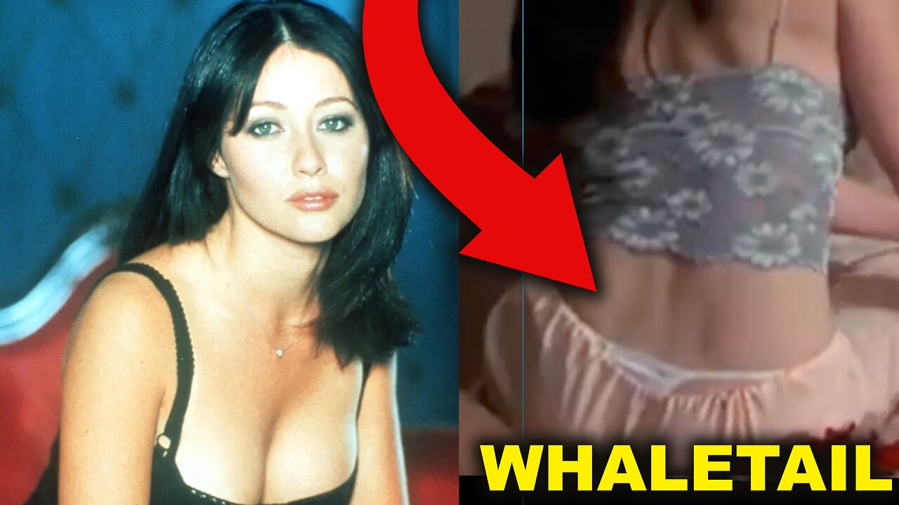 Shannen Doherty White Thong on Charmed