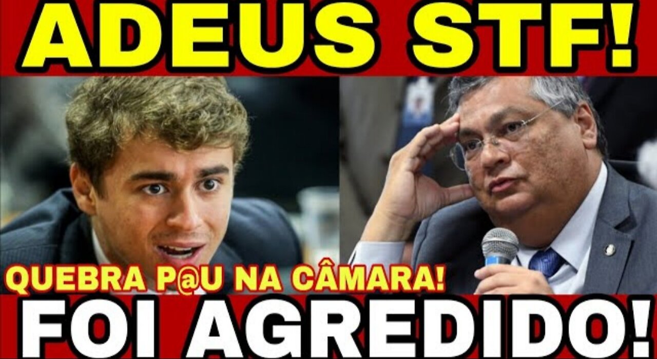 ADEUS STF! ÁUDIO CRIMINOSO DE DINO FOI VAZADO! NIKOLAS AGREDIDO AGORA NA CÂMARA! GLOBO DETONA DINO