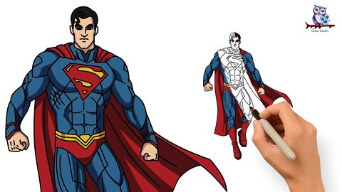 How to Draw Superman DC Comics - Man of Steel Art