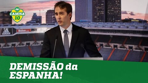 LOPETEGUI CHORA ao falar da DEMISSÃO da ESPANHA!