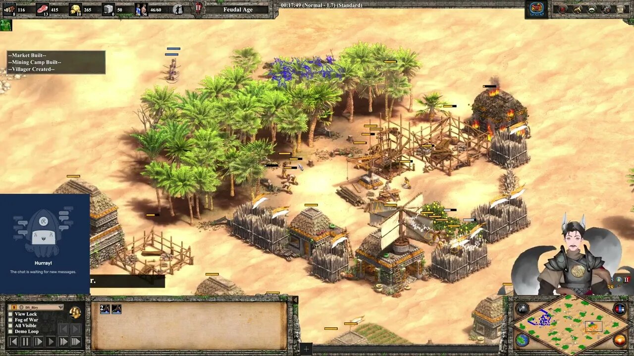 DS Biry (Mayans) vs DS DarthVarVa (Mongols) || Age of Empires 2: Definitive Edition Replay