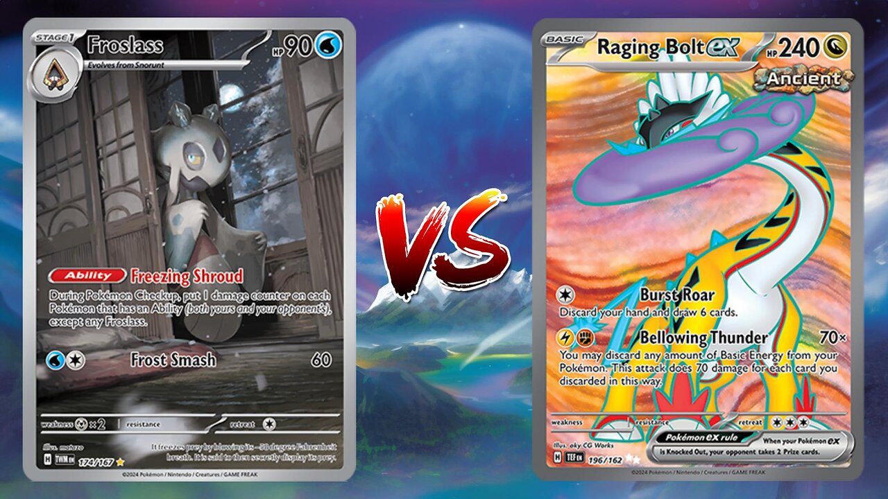 Pokemon TCG Live Froslass Hisuian Braviary VS Raging Bolt EX Ogerpon EX!!