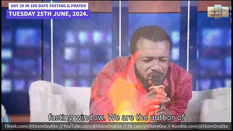 DAY 39 IN 100 DAYS FASTING AND PRAYER // GOD WILL FIGHT FOR YOU // TUESDAY 25TH JUNE, 2024