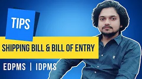 Shipping Bill and Bill of Entry | EDPMS | IDPMS | Navkarhi Academy