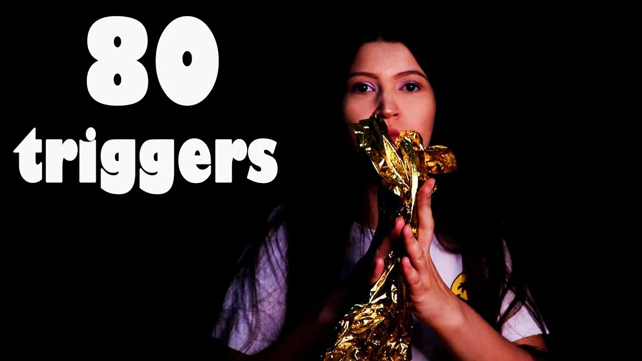 ASMR 80 TRIGGERS em 1:09 - sounds