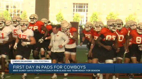 First Day in Pads for Cowboys