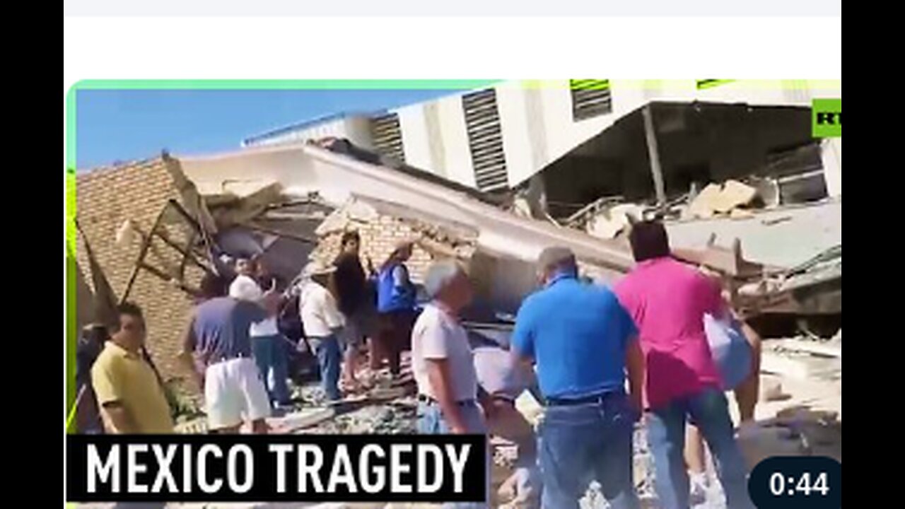 Church roof collapses during mass in Mexico, killing at least 10