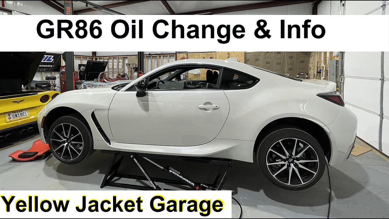 Toyota GR86 Oil Change at Yellow Jacket Garage July 2022