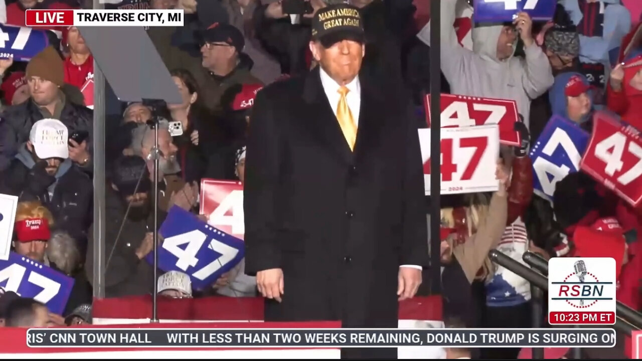 The Most Important Trump Rally Entrance of All Time