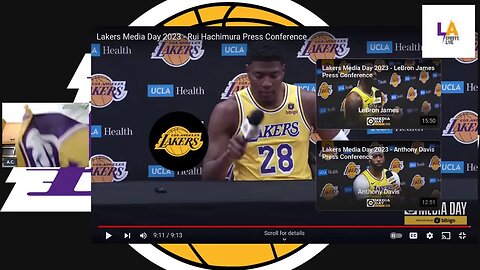 LIVE LAKERS MEDIA DAY