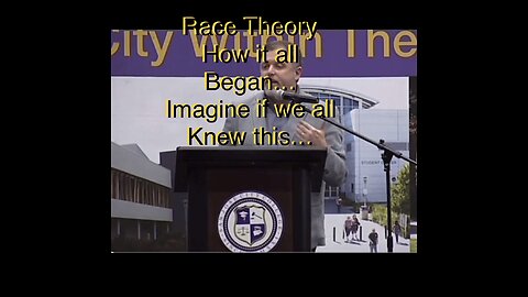 Race Theory How It All Began