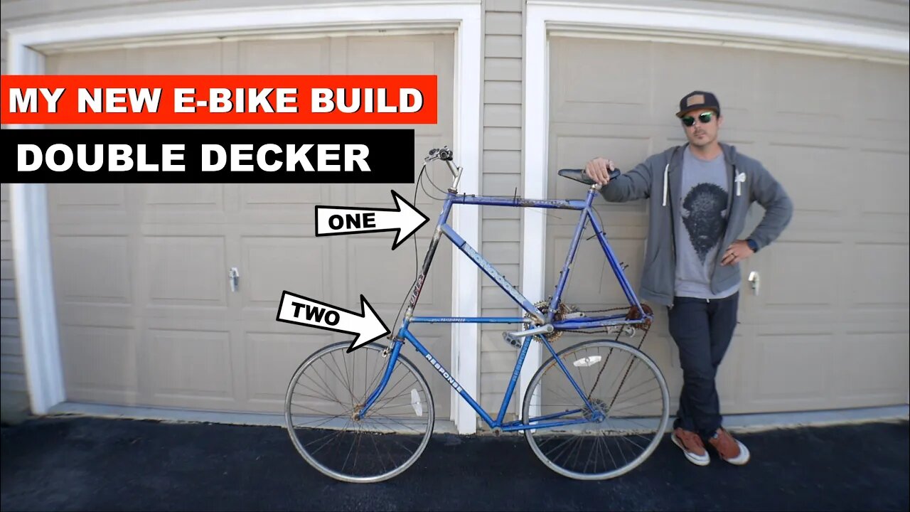 ** MY NEW DOUBLE DECKER E-BIKE! **