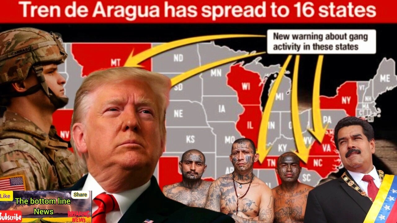 DHS is warning the Public that the Venezuelan Gang TDA is now in 16 STATES thanks to Nicolas Maduro