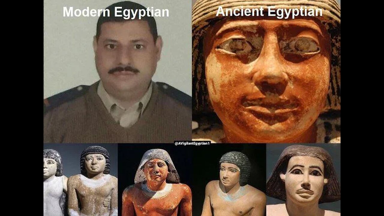 DNA evidence definitive prove Modern Egyptians are like the ancient Egyptians