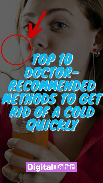 Top 10 doctor-recommended methods to get rid of a cold quickly