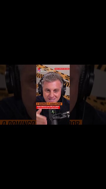 LUCIANO HUCK: O DOMINGO É ASSUSTADOR #shorts #lucianohuck #caldeirãodohuck #domingãocomhuck