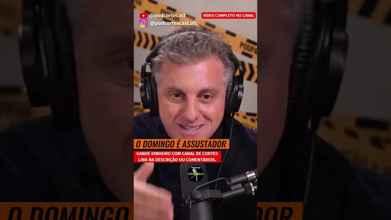 LUCIANO HUCK: O DOMINGO É ASSUSTADOR #shorts #lucianohuck #caldeirãodohuck #domingãocomhuck