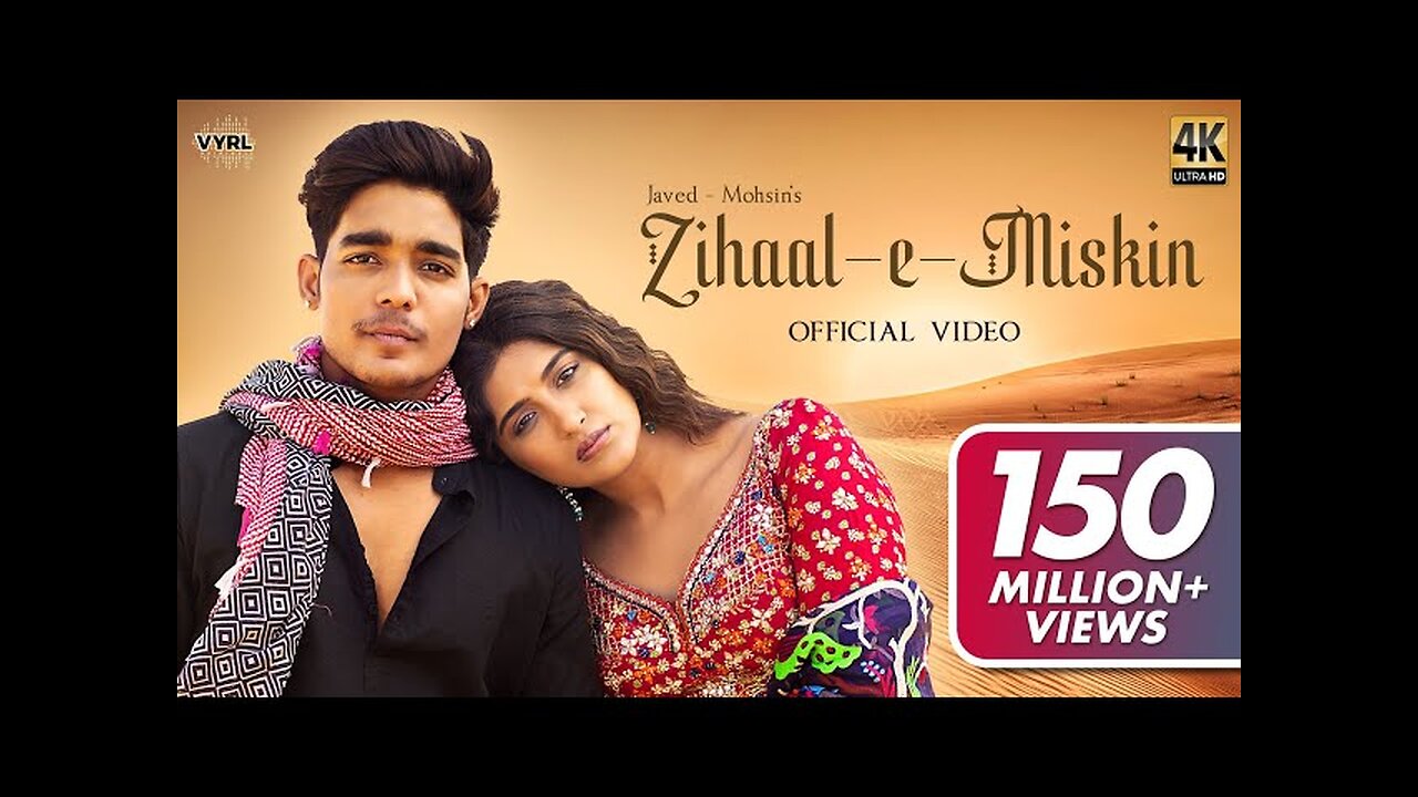 Zihaal e Miskin (Video) Javed-Mohsin | Vishal Mishra, Shreya Ghoshal | Rohit Z, Nimrit A | Kunaal V