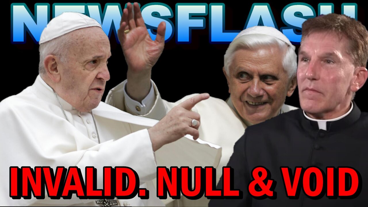 NEWSFLASH: Fr. James Altman Has a Message LOUD and Clear for Pope Francis - "You Have No Right"!