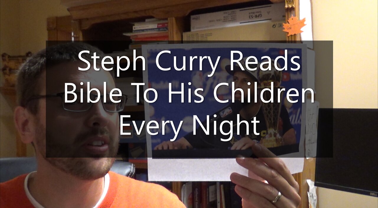 Stephen Curry Reads The Bible To His Children Every Night