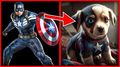 AVENGERS but PUPPY-VENGERS All Character