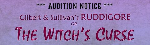 THE WITCHES CURSE | AUDITION IN 5 DAYS | ROSE MAYBUD