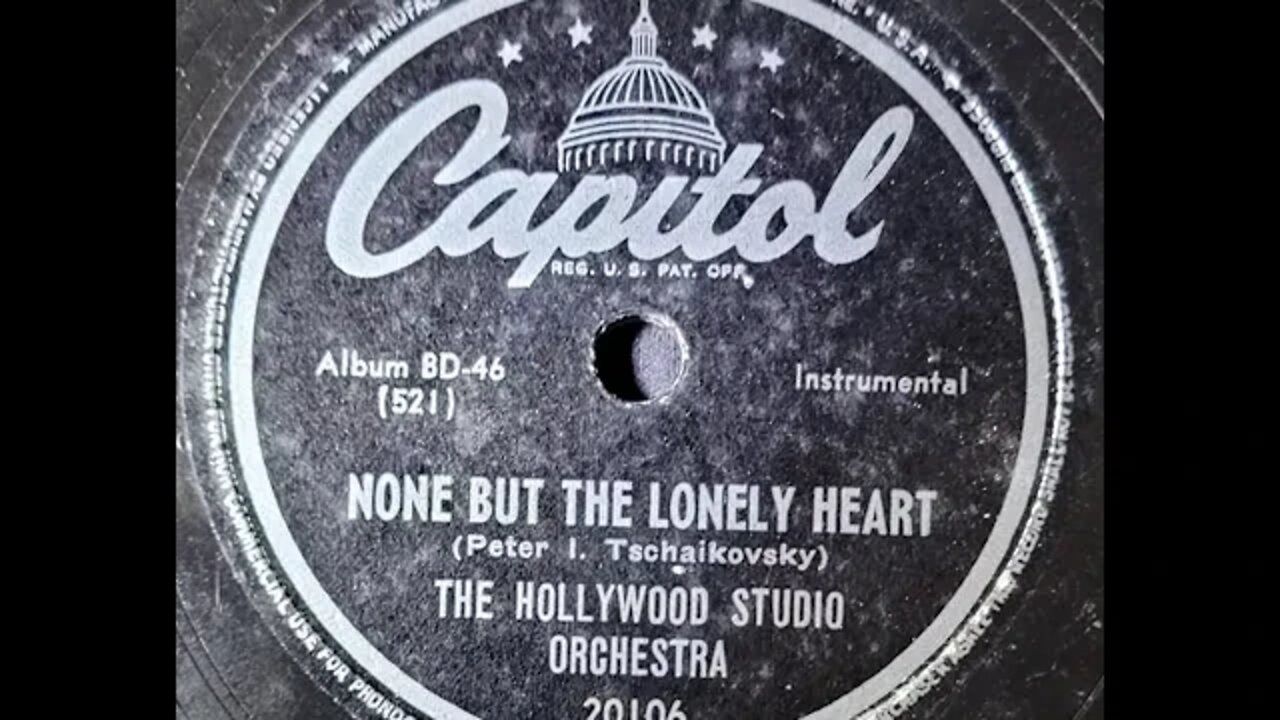 The Hollywood Studio Orchestra, Tchaikovsky - None But the Lonely Heart