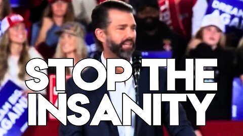 WATCH: Donald Trump Jr. Urges Voters Not to "Fall for the Psyops" During Rally