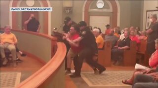 Man arrested during Kenosha County Board Meeting