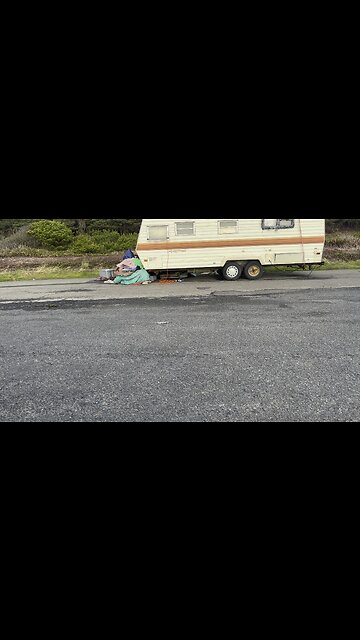 Homeless on the beach