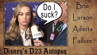 D23 AUTOSPY | Brie Larson Admits FAILURE | Fans REJECT The Little Mermaid