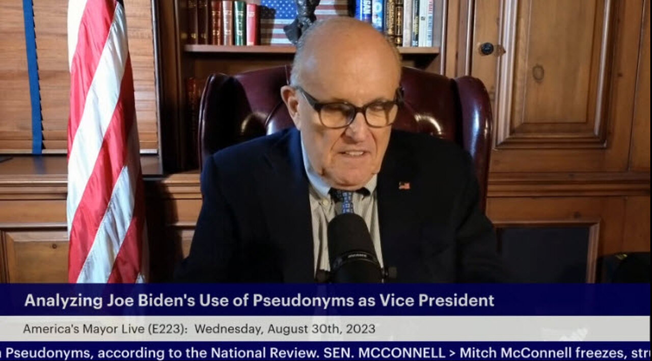 America's Mayor Live (E223): Analyzing Joe Biden's Use of Pseudonyms as Vice President