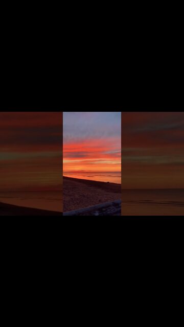 Beautiful sunset in Canada