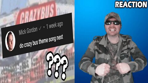 Mick Gordon Said I Should Cover Crazy Bus Theme So I Did REACTION!!! (BBT)