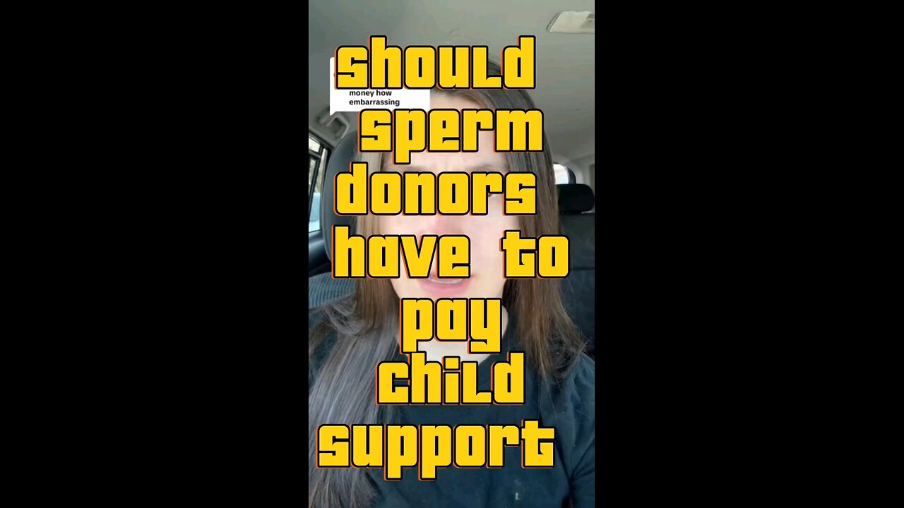 Should Sperm donors pay Child Support for a child they don't want or know? #trending #lifelessons