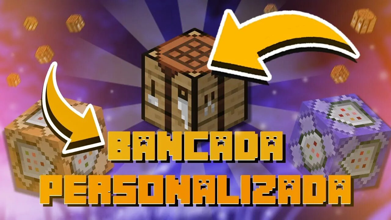Bancada Personalizada feita com COMMAND BLOCK (MCPE/Win10/PS4/Xbox)
