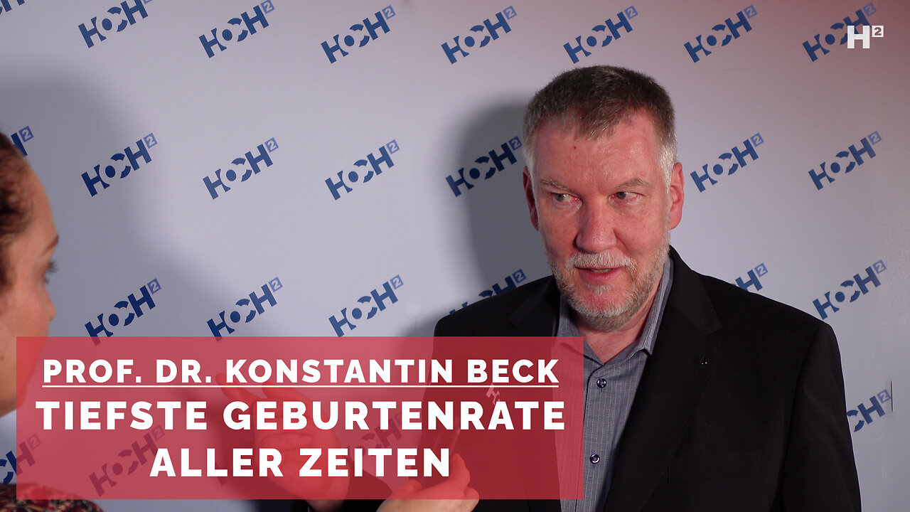 Prof. Beck «Aktuelle Zahlen bestätigen – wir haben in der CH die tiefste Geburtenrate aller Zeiten»